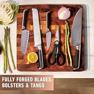 Calphalon Contemporary SharpIN Self-Sharpening Knife Set, 18 CT, Steel Calphalon Contemporary SharpIN Self Sharpening Knife Set 18 CT Steel