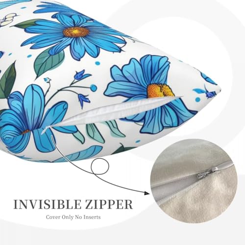 Housses de coussin en velours doux avec fermeture éclair invisible - 6