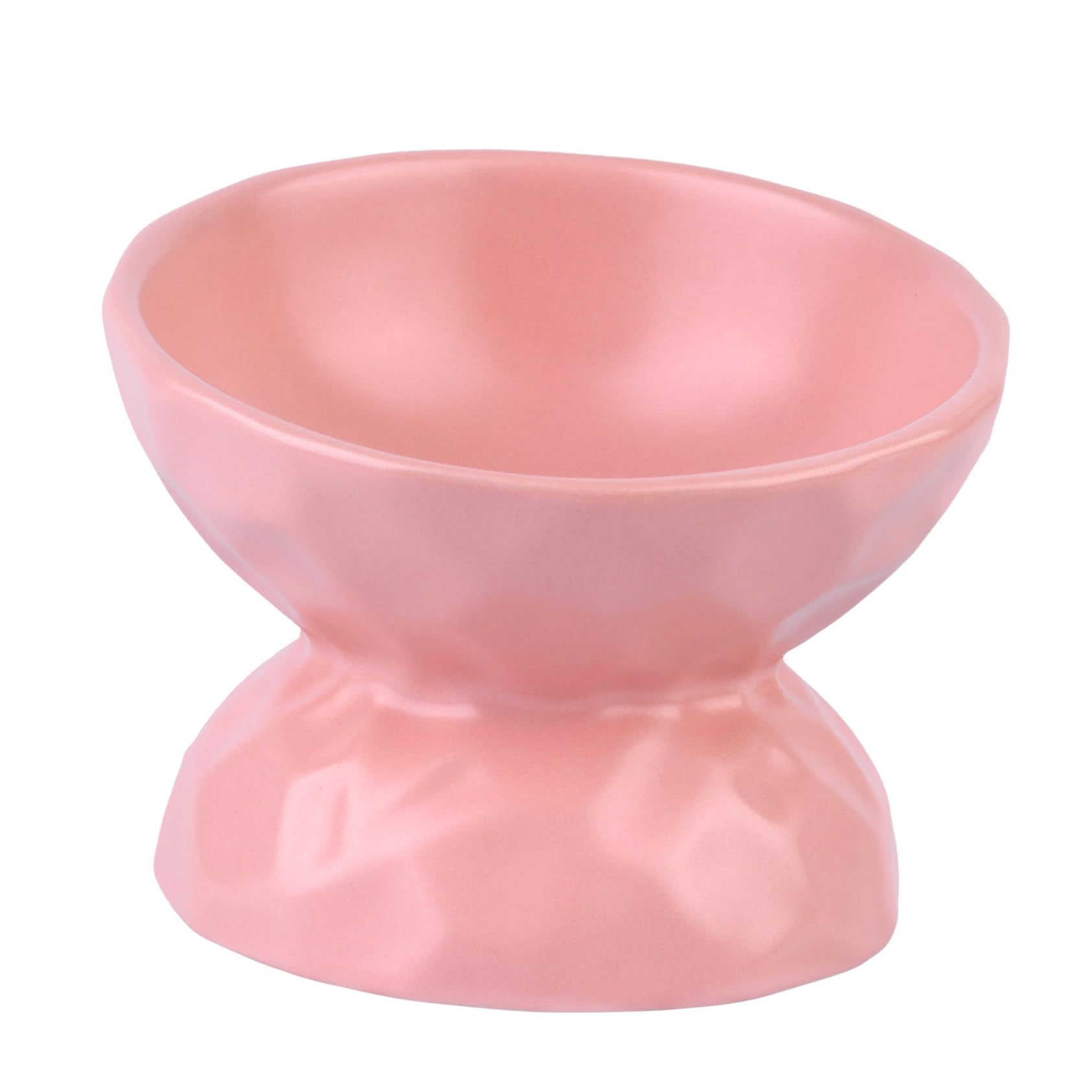 INOOMP Comedero De Cerámica para Gatos y Plato Antivoracidad y Antivuelco Diseño Ergonómico para Alimentación y