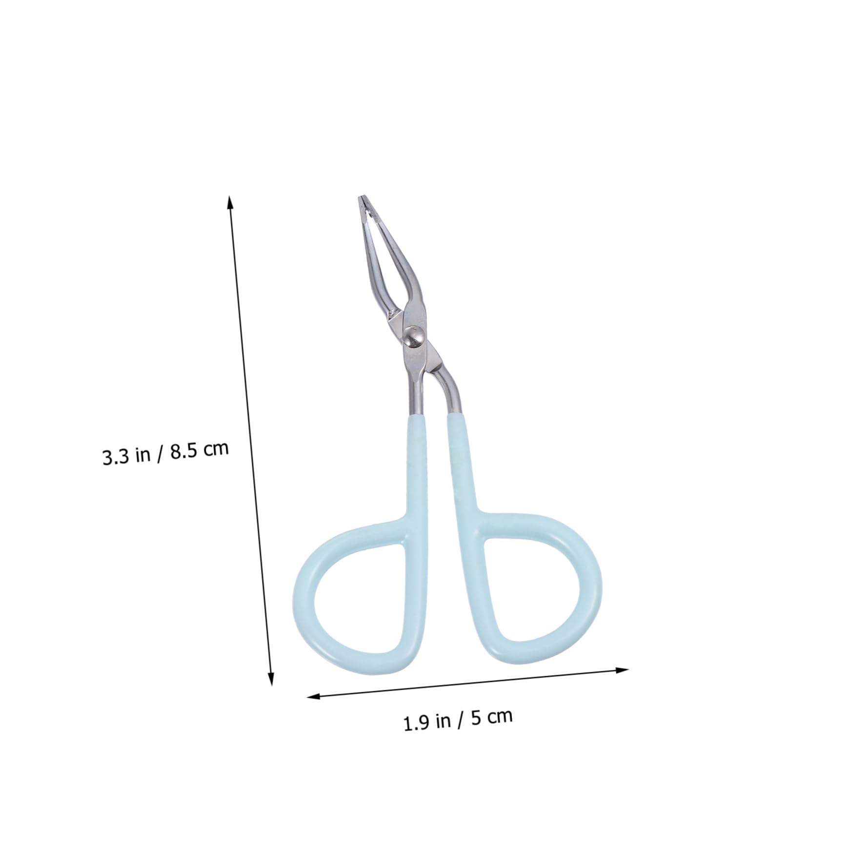 Healeved 18 Pollici Pinzetta servirsi lookover tweezers strumenti per sopracciglia strappa sopracciglia abito Forbici pinzette a clip pinzette piatte a punta dritta Acciaio inossidabile