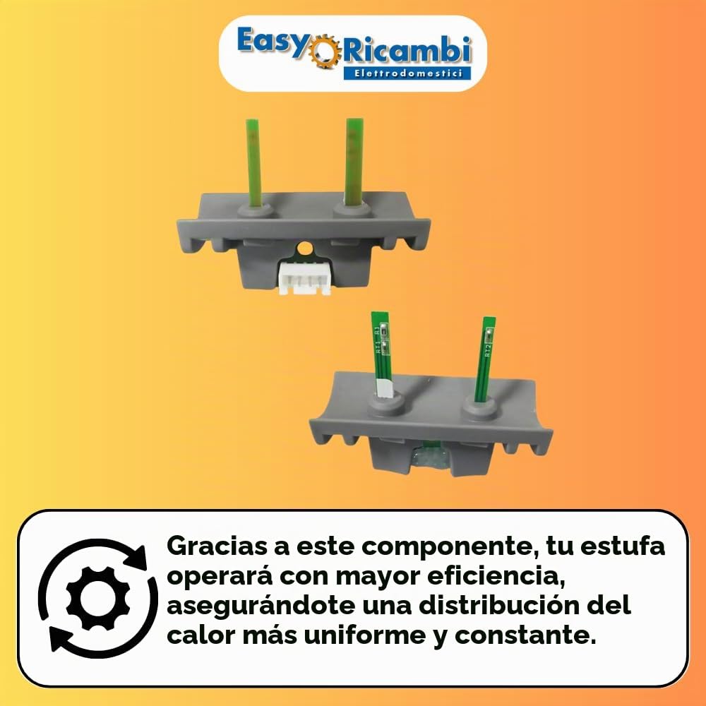 Sensor de flujo de aire debímetro Micronova para estufa de pellets - Compatible con estufas Nórdica Extraflame Dalzotto ECOTECK LAMINOX LA NORDICA EXTRAFLAME RAVELLI RDS