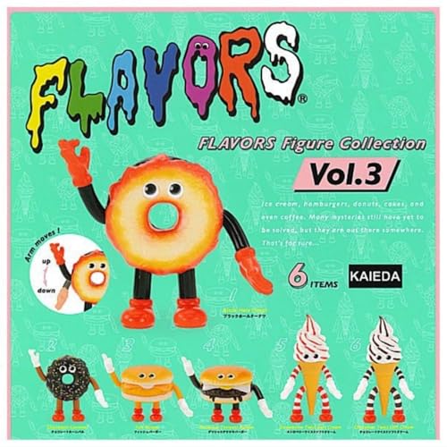 FLAVORS フレーバーズ フィギュアコレクション Vol.3 × 全6種セット フルコンプ ガチャガチャ カプセルトイ