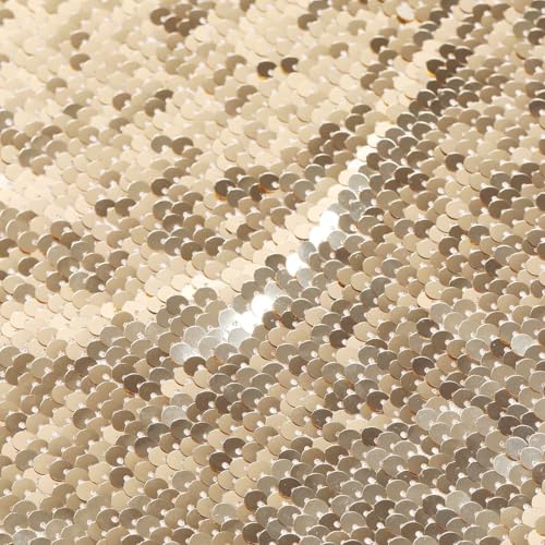 Image of WELAKEN Girls Ombre Sequin Dress Sparkly Fancy Short Puff Sleeves Gradient Party Dress