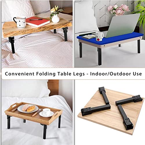 Pieds de table pliants design épingle en fer de qualité supérieure pour table basse chic - 8