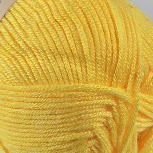 Image of 10-Pack of Yonkey Monkey 500 Grams Yarn - 70% Rayon derived from Bamboo, 30% Cotton - Imported - Yellow 9017