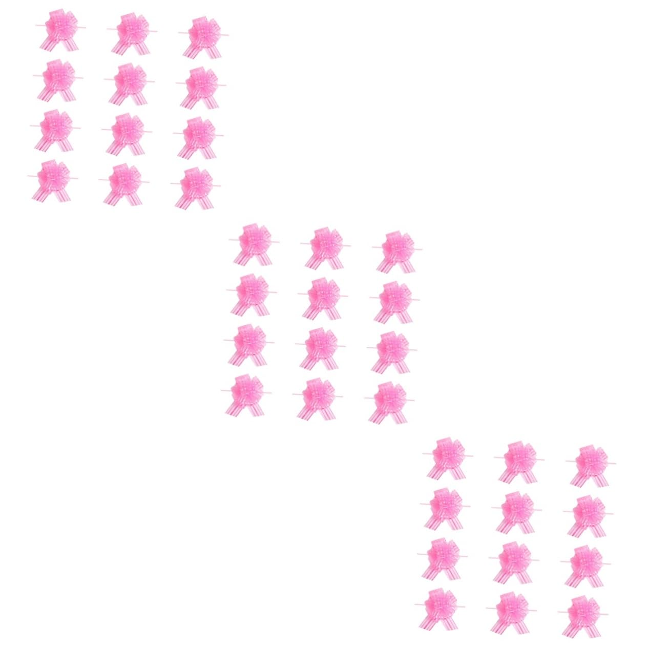 NUOBESTY 36stücke Teiliges Pull-bows Rosa Für Hochzeiten Und Feste Dekorative Zugschleifen Für Tischdekoration Blumensträuße Und Mehr Für Kreative Bastelprojekte Und Festliche