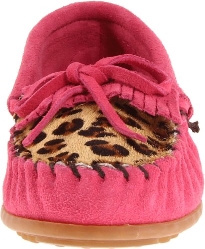 Minnetonka Leopard Kilty Moc (Toddler/Little Kid/Big Kid)2