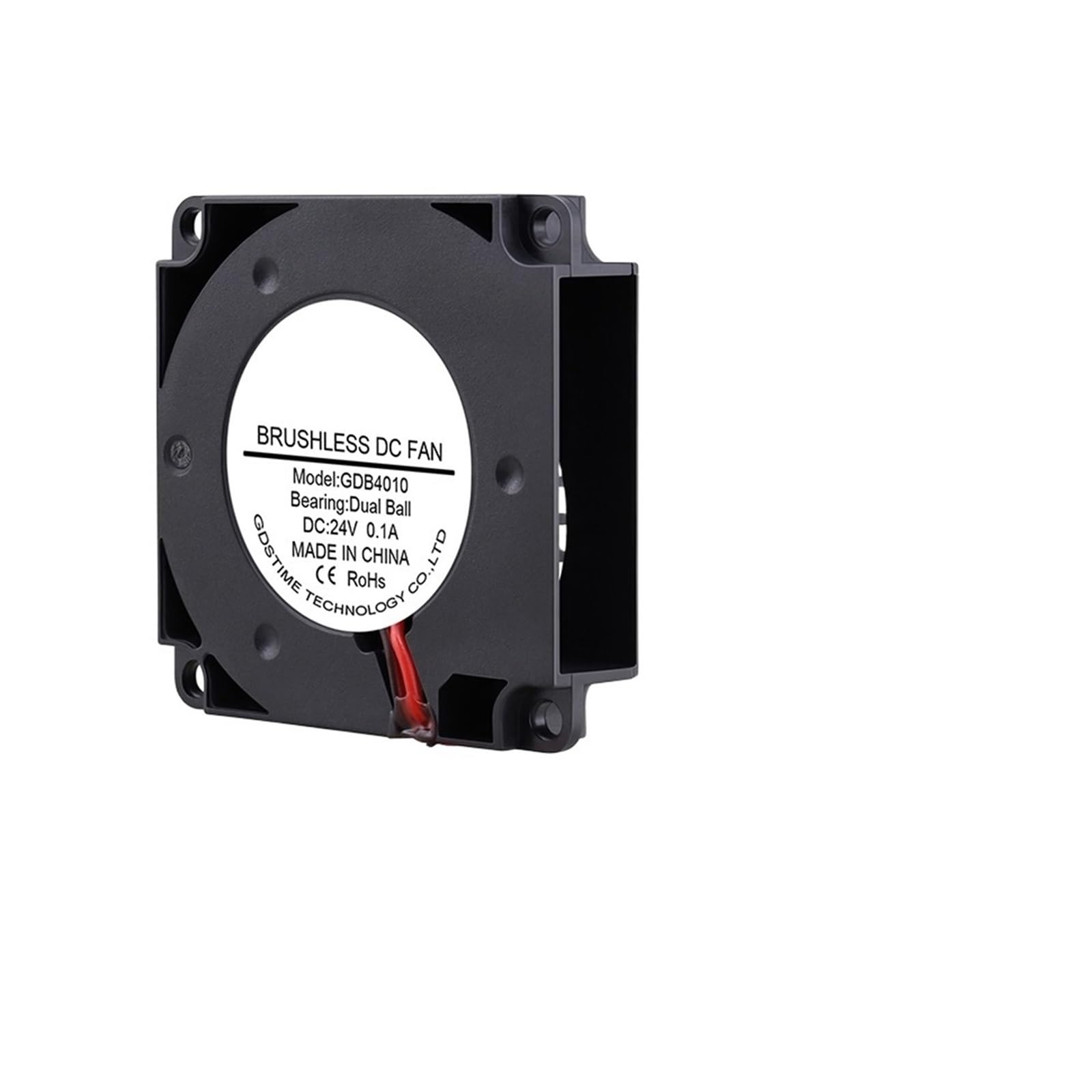 JJKKOZVQF 2Pcs 40mm 24V 3D Printer Fan 40x10MM Dual Ball Turbo Blower 12000RPM Cooler 4010(24V Dual Ball 2PIN,2Pcs 4010 Blower)