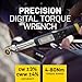 Topeak D-Torq DX Digital Torque Wrench – 1/4-Inch Drive, 4–80 Nm Range with Bit Set, LCD Display, Audible Alerts & Preset Memory – Precision Bike Repair Tool