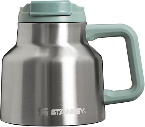 Stanley The Tough-To-Tip Admiral's Mug Hammertone - Taza de café antiderrames, diseño duradero para mañanas ocupadas y horas de oficina, 20 onzas,