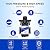 TDR Venus RV Water Pump 12v dc with Pressure Switch Water 12 Volt Water Transfer Pump Water Pipe Pressure Booster 50psi 4gpm Washdown Pump for Marine Boats Water Booster Pump 50 psi