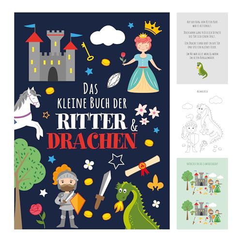 10x 'Drachen/Ritter' Bastelbücher für Kinder – Mitmachbücher als...