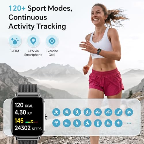 Image of Smart Watch for Women Men (Android /iPhones), Health & Fitness Tracker Watch