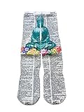 Art N Wordz Apparel Buddha Flowers Dictionary Pop Art Unisex Socks