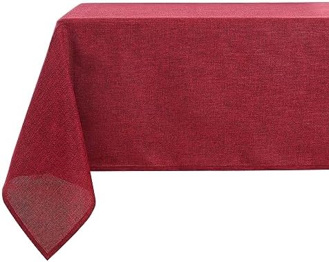 LUOLUO Rectangle Checkered Tablecloth Buffalo Plaid Yarn Dyed Table Cloth Washable Gingham Tablecloths for Easter, Kitchen, Holiday Dinner, Dining and Outdoor Picnic (Pink, 140 x 240cm)