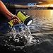YIERBLUE Rechargeable Spotlight with Super High Lumen LED, IP67 Waterproof Handheld Flashlight Searchlight with Detachable Red Light Filter
