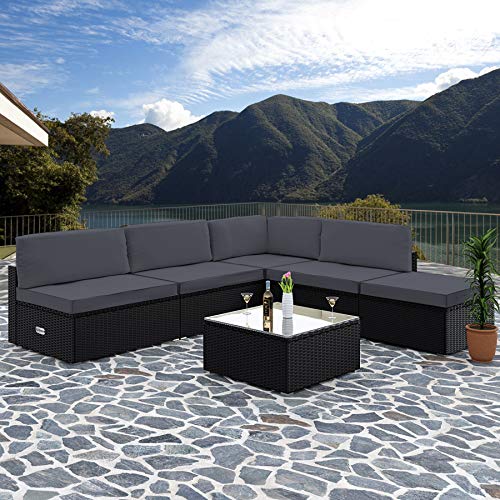 Casaria Poly Rattan Garden Furniture Set Lounge Outdoor Patio