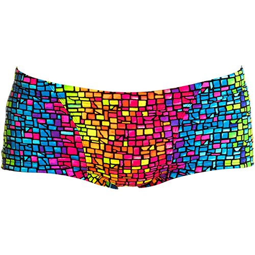 Mens Classic Trunks, mosaic Magic XS