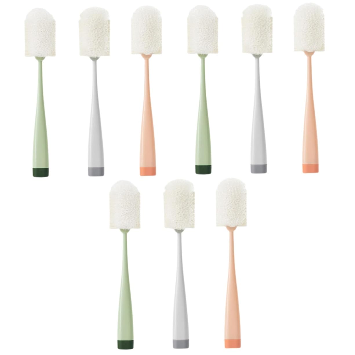 3 Set Spazzolino Per Bottiglie Per Facile Borracce Tazze Vasi E Contenitori Per Uso 3 Pezzi*3
