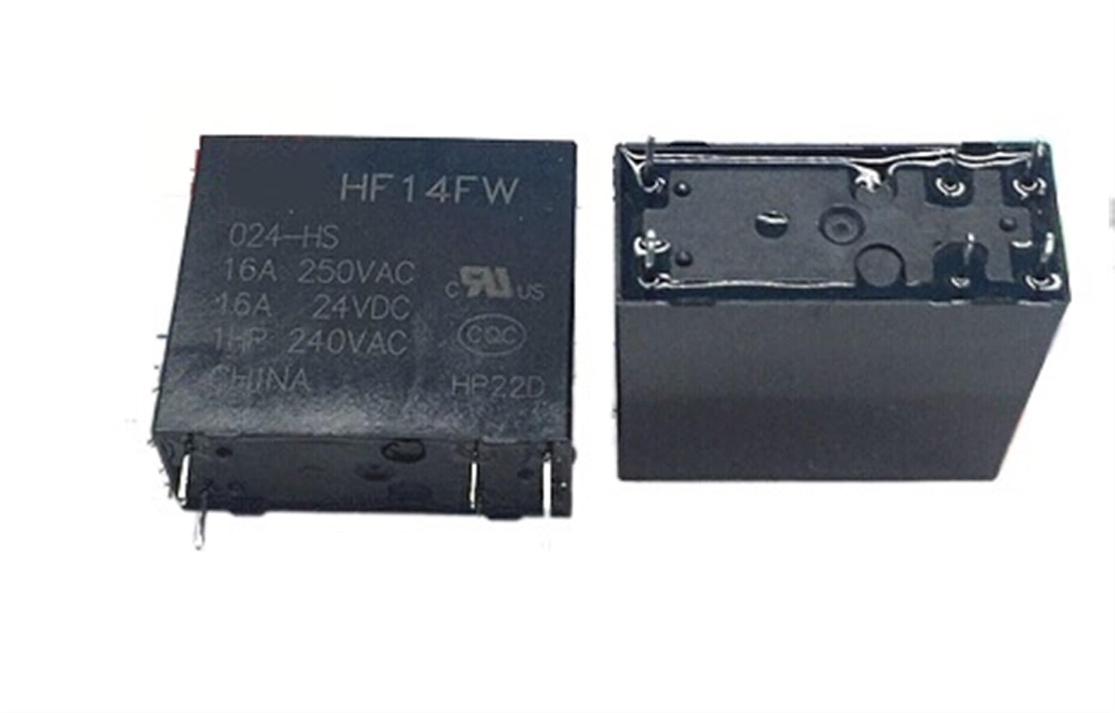 Relais HF-14FW-024-HS-24VDC 16A commutation silencieuse et stable DIP6 - 3