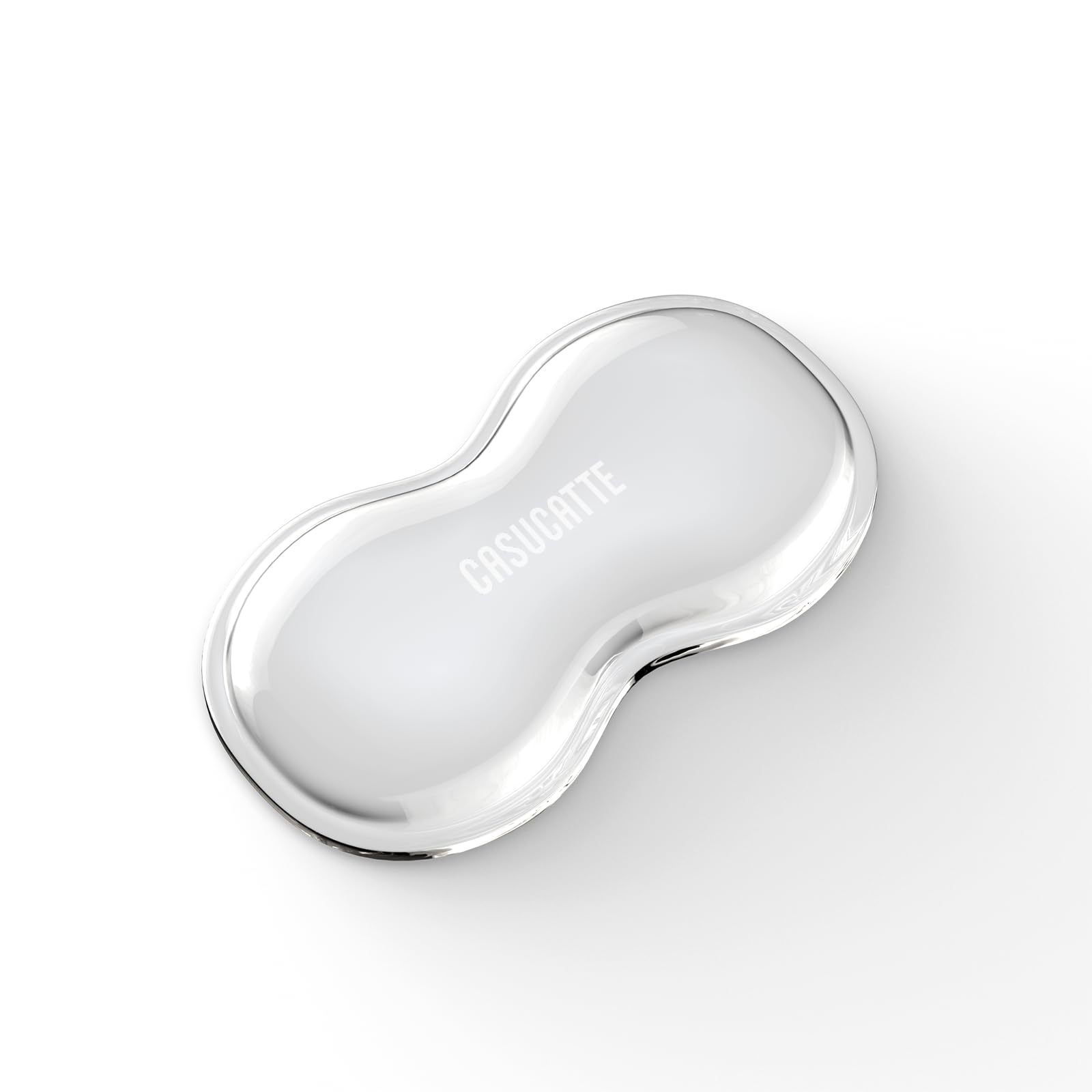 CASUCATTE-Clear Gel Mouse Wrist Rest - Super Non-Slip, Soft & Comfortable, Washable, Relieve Office or Gaming Wrist Pain