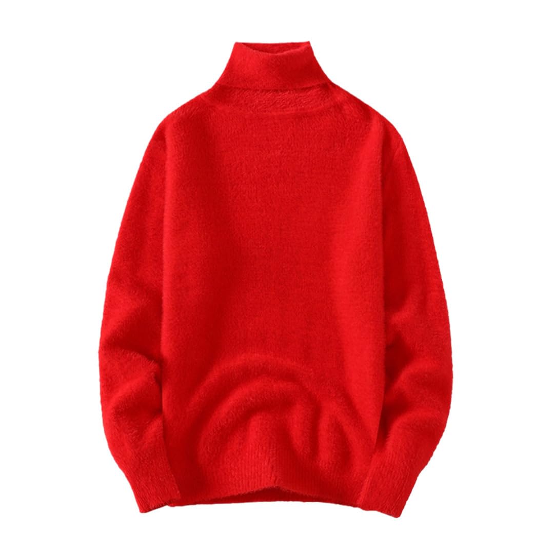 Autunno Inverno Uomo Pullover Lavorato A Maglia Maglioni Lavorati A Maglia Casual Pullover in Pile Imitazione Visone