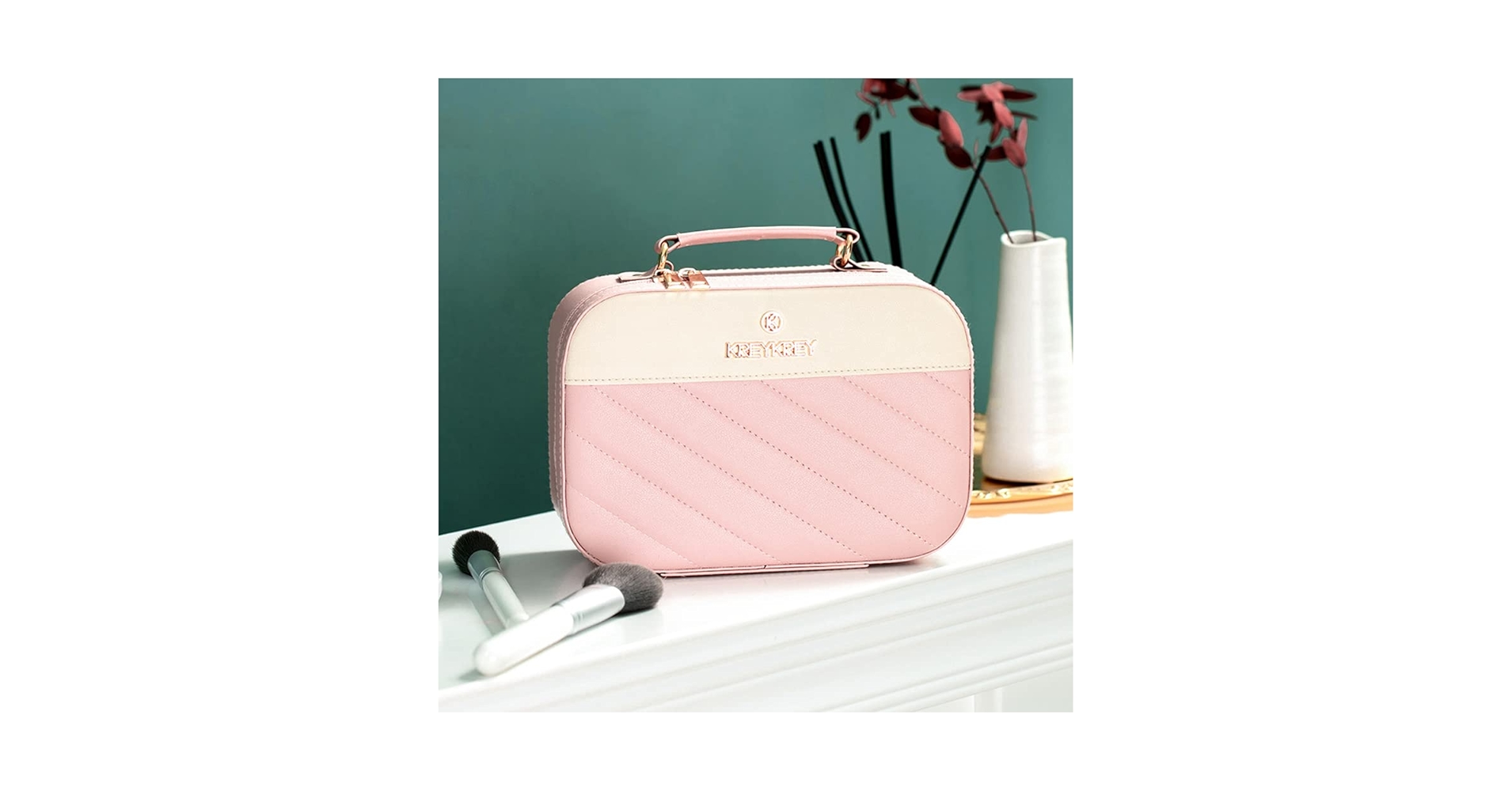 Amazon | コスメボックス スライドトレイ メイク用品収納 プロ