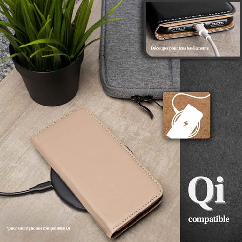 Étui protection rabat Apple iPhone 16 Pro Max cuir synthétique - 6
