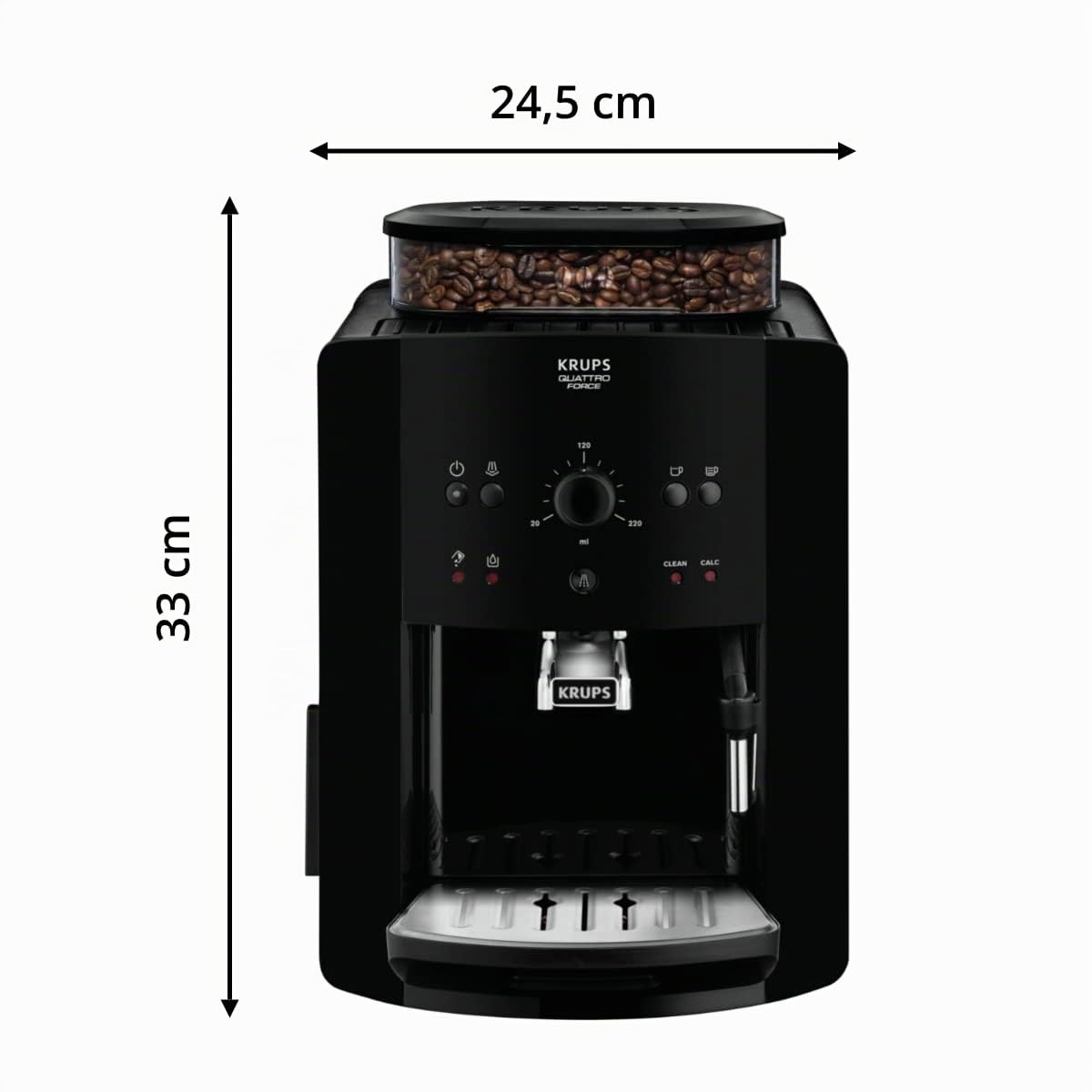 Krups Arabica EA8110 machine à café Entièrement automatique Machine à expresso 1,7 L
