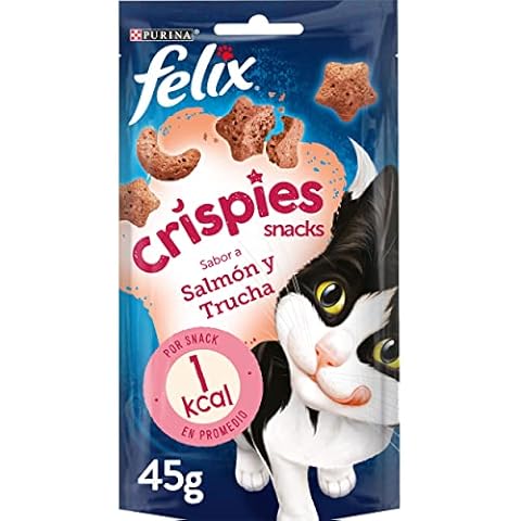 Purina Felix Crispies Snack para Gato con Salmón y Trucha Cover