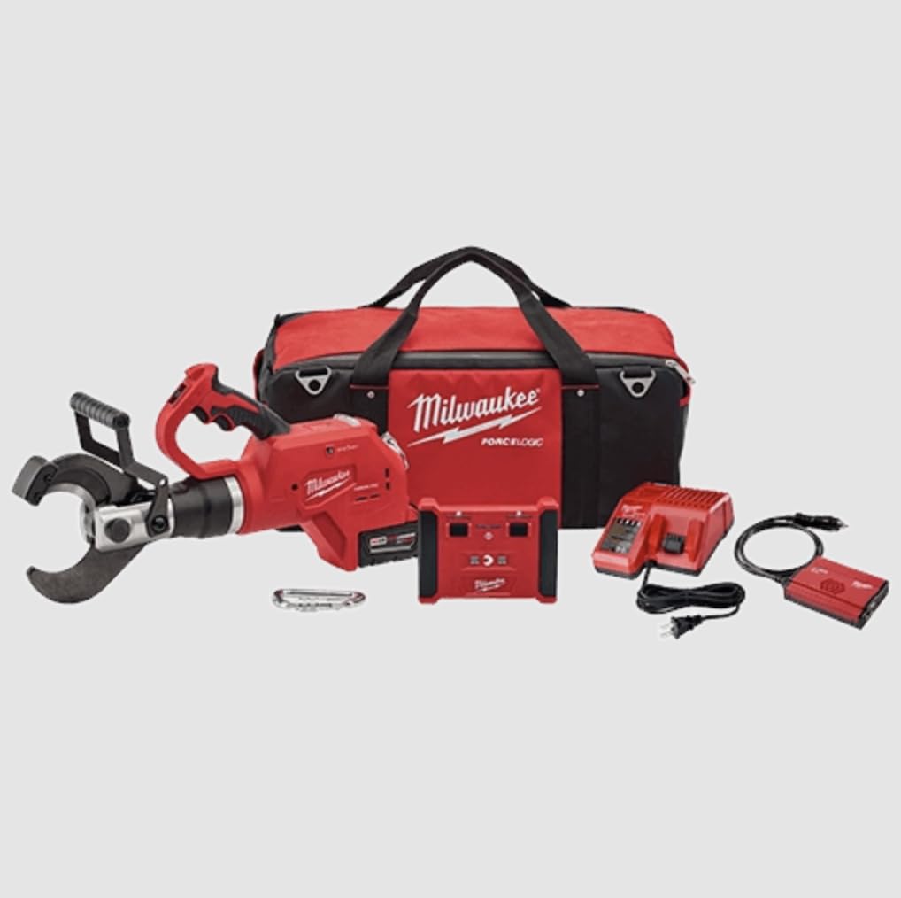 Milwaukee M18 18-Volt Lithium-Ion Cordless FORCE LOGIC 3 in. Underground Cable Cutter w/Wireless Remote Kit