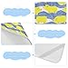 Cartoon Americas Pig Bright Yellow Cooling Baby Mattress Protector pad 28