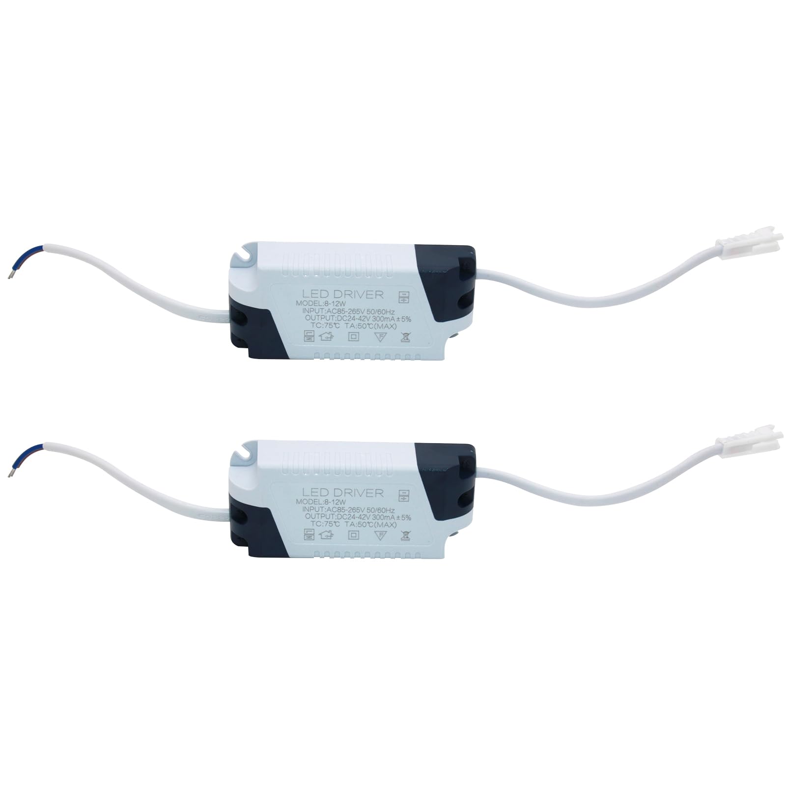 8~12W LED Driver 300mA Constant Current High Power AC 85-265V Output 24-48V SM Male Connector, External Power Supply LED Ceiling Lamp Rectifier Transformer