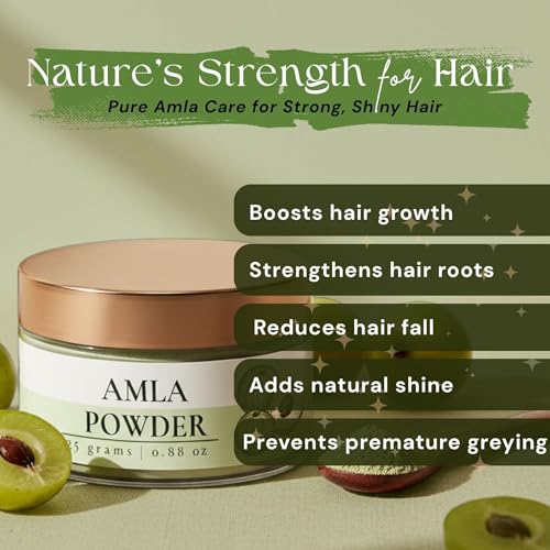 Image of LUSHR Amla Powder For Hair | - 25 g (100% Amla Powder)