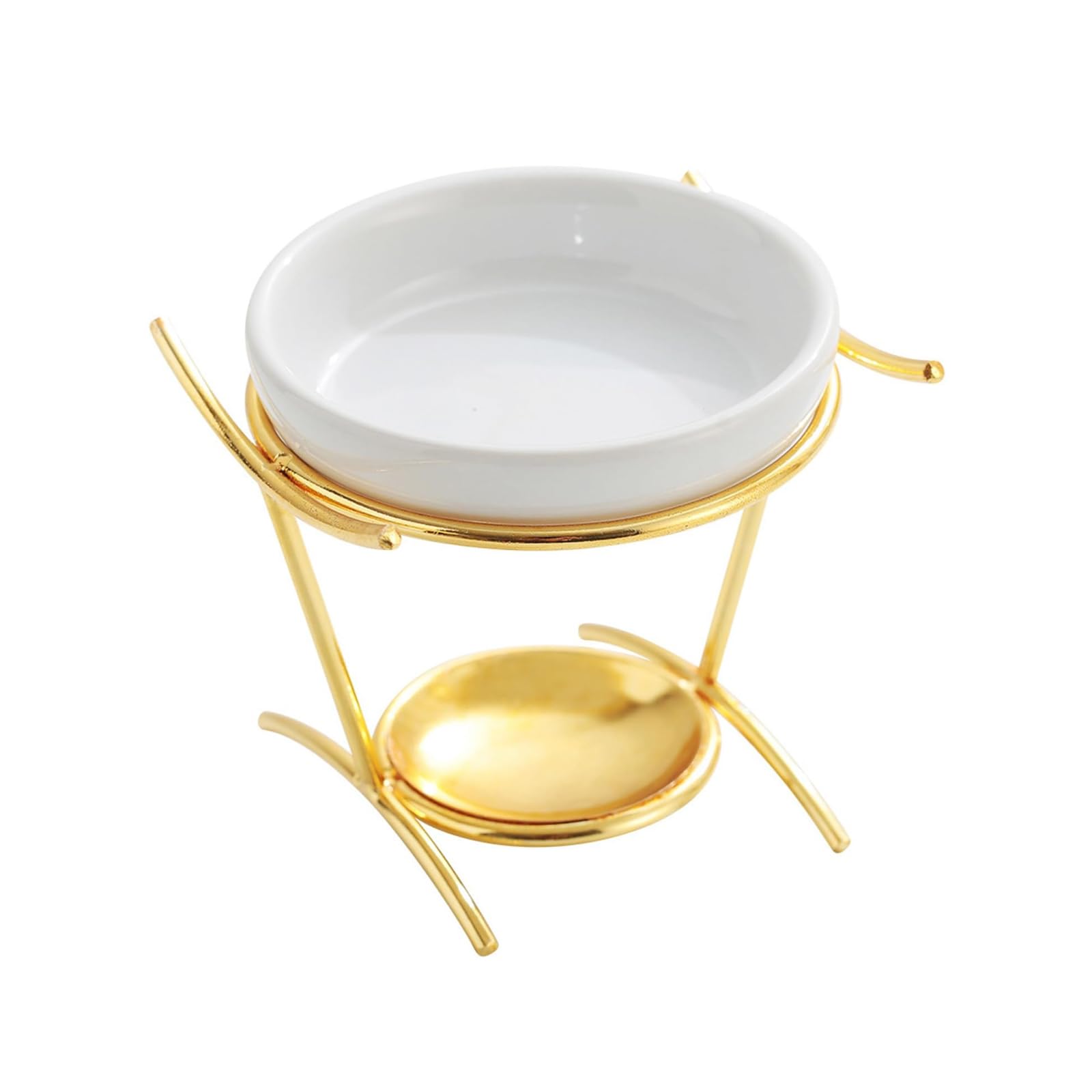 Kalttoy Gold Ceramic Oil Burners Essential Oil Diffuser Holder For Aromatherapies And Relaxation In Modern Live Space Aromatherapies Waxes Warmers