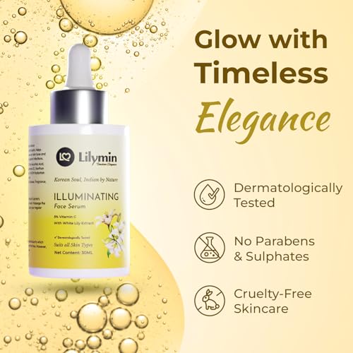 Image of Illuminating Face Serum with 5% Vitamin C - inchRadiance Repair inch 30ML, Treat your Pigmentation & Dark Spots, Fades Dark Spots, Acne Scars, Brightening, Lightweight, Hydrating, Glowing Skin Women