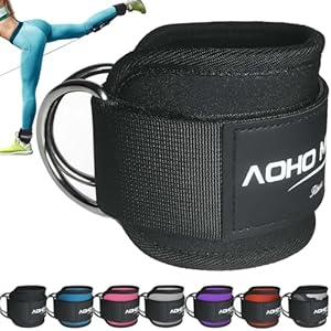 Ankle Strap for Cable Machine Attachments, Gym Accessories for Women and Men, Neoprene Ankle Cuffs for glute Kickback, Leg Workouts ande Booty Hip Abductors Exercise Ankle Strap for Cable Machine Attachments Gym Accessories for Women and Men Neoprene Ankle Cuffs for glute Kickback Leg Workouts ande Booty Hip Abductors Exercise