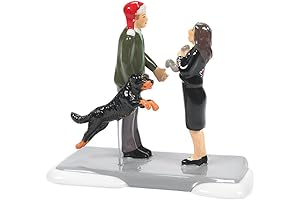 Department 56 Snow Village National Lampoon's Christmas Vacation Accessories Clark Margot and Snots Gone Figurine