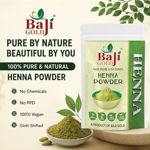 Image of Natural Henna Powder for Hair Colour 200gm