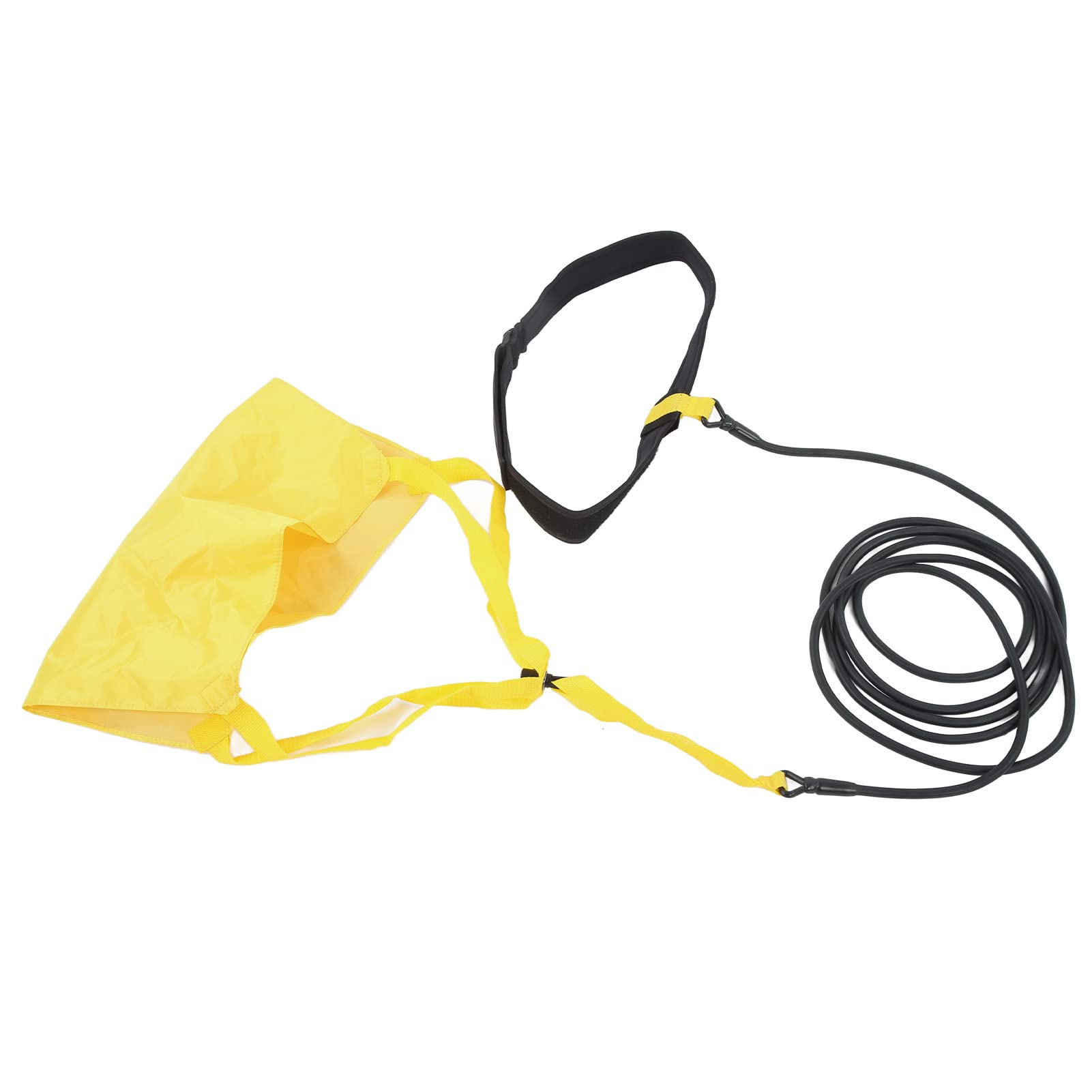 Paracaídas de natación Ajustable e Impermeable, cinturón de Entrenamiento para la natación con paracaídas de Resistencia para el Desarrollo de la Fuerza y la Resistencia; Incluye