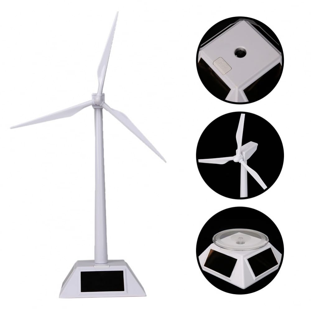 Solar Windmühle Spielzeug Intelligente Solar Windmühle Windrad Modell Deasktop Windmühle Kinder Spielzeug Wissenschaft Lehrmittel Home Dekoration