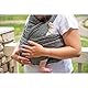 Boppy Comfyfit Evolution Babytrage, einfach zu tragen und verstellbar, ergonomische Babytrage für Mamas Vorderseite mit Kopf- und Nackenstütze, breite geknotete Gurte, verstellbare Armlöcher