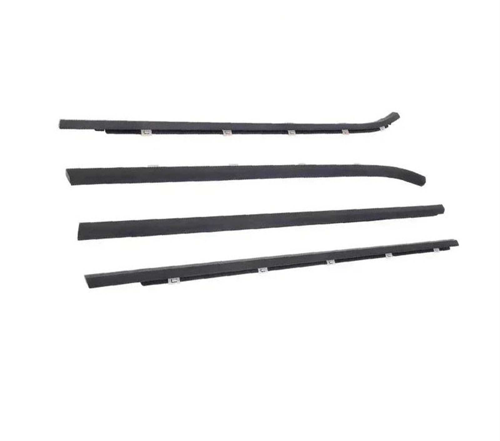 Protezione Portiera Auto 822102L000 Per Hyundai Per I30 2008-2011 4PCS Nero Finestra Esterna Protezione In Vetro In Gomma Guarnizione Striscia Di Tenuta