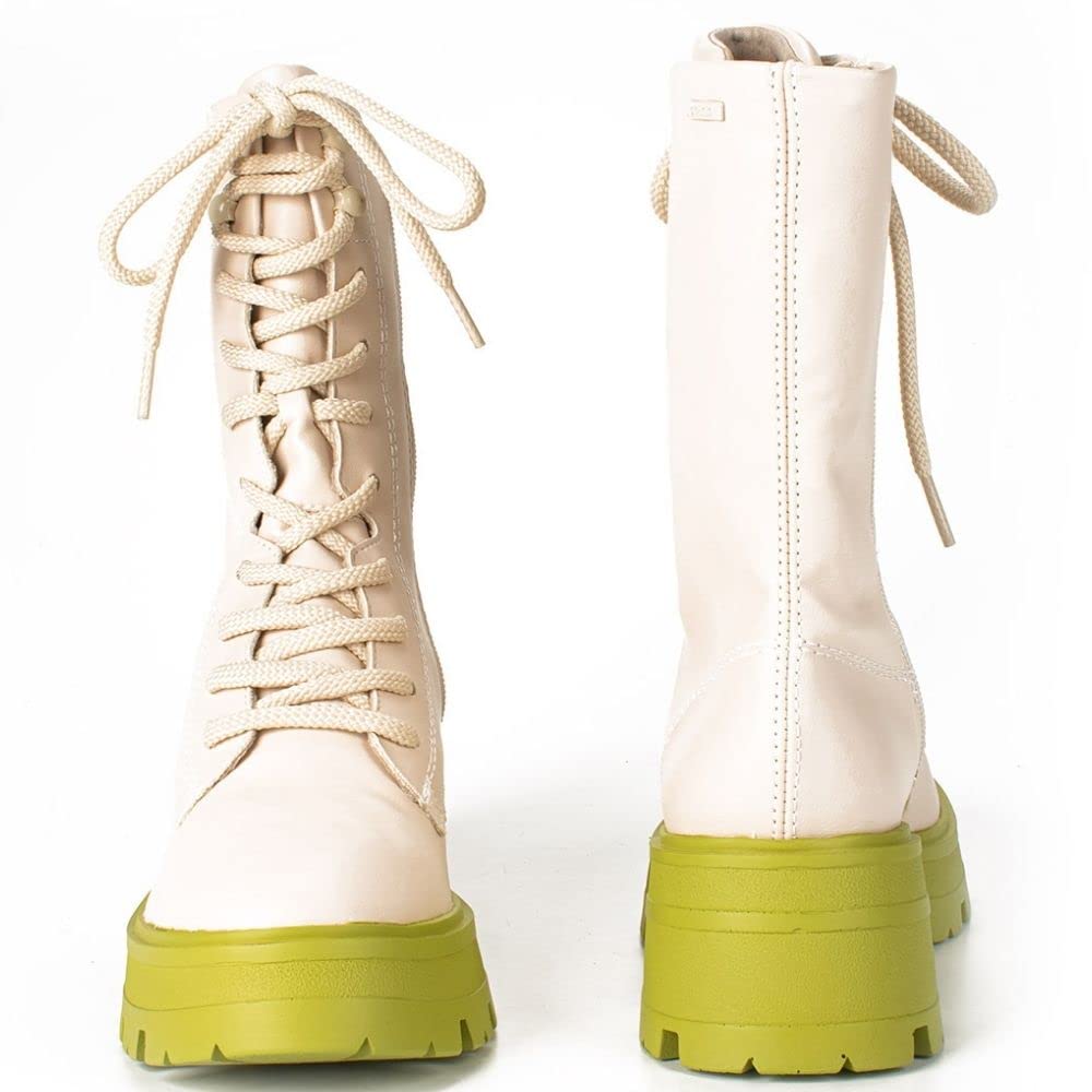 Coturno Feminino Dakota Tratorado G4572 Color Block Off em promoção! Veja a oferta e mais achadinhos de Botas 6 Hoje é o melhor dia para comprar Coturno Feminino Dakota Tratorado G4572 Color Block Off com aquele preço maroto! Promoção! Aproveite a oferta! 6