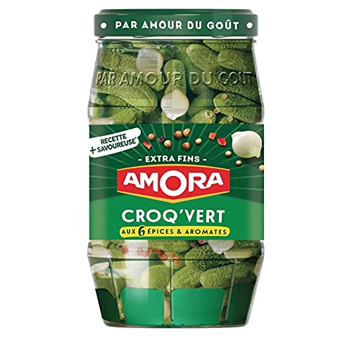 Amora - Croq'Vert Pickles Extra Fino 205G - Lot De 4 - Precio Por Lote - Entrega Rápida