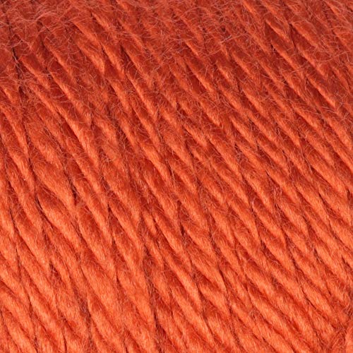 Image of Caron Simply Soft Solids Yarn, 6oz, Gauge 4 Medium, 100% acrylic - Pumpkin - Machine Wash & Dry