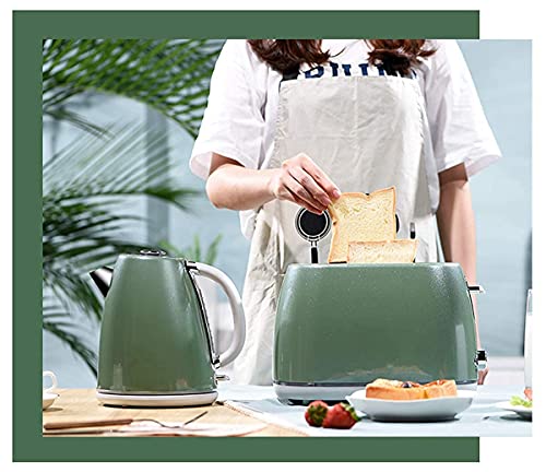 FGDSA 2-Scheiben-Toaster aus Edelstahl mit 6 Bräunungsstufen, Extra High Lift, Auftauen/Aufwärmen/Abbrechen, Retro… – Bild 3