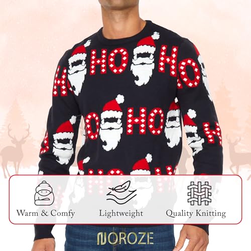 Pull de Noël homme tricoté coupe slim fini les pulls amples