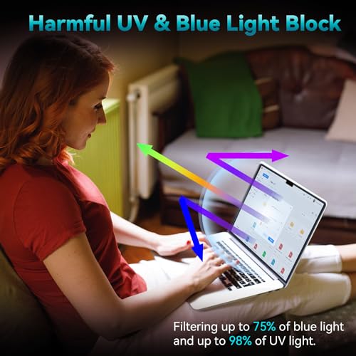 Image of Mamol 2 Pack Anti Blue Light Screen Protector for MacBook Air 15 Inch (2023-2026, M2 M3 M4 M5), Eye Protection, Anti Glare