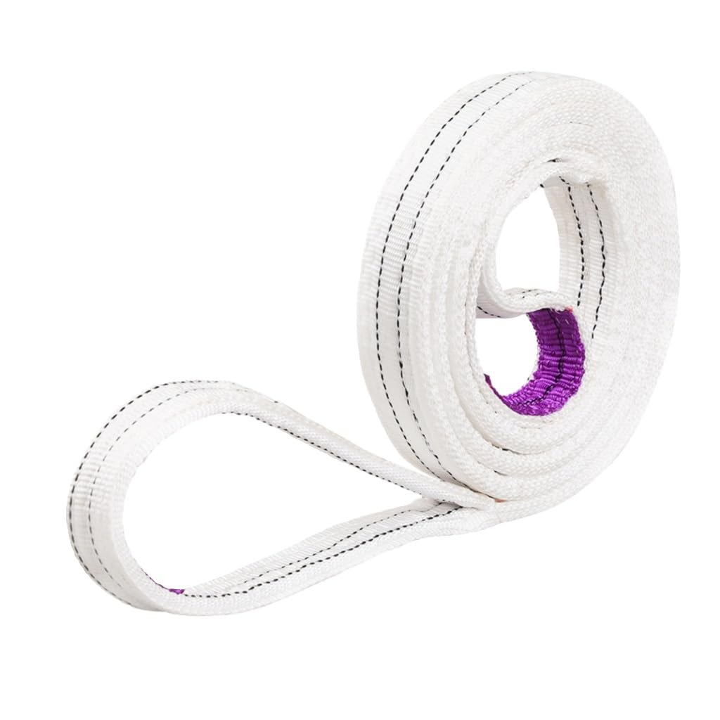 NGDFGR Flat Sling Strong Lifting Straps Durable Industrial Lifting Straps Flat Lifting Belt Trailer Rope Heavy Lifting Straps Rigging Strap 3T Load Lifting Straps,5T-6M